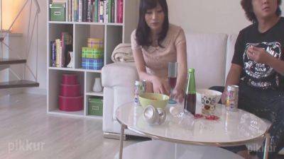 Mari Ariyasu - When Im Drinking At Home With My Friend Couple, My Friend Goes Out! Then I Am Trying To Fuck Her( ) 16 Min - upornia.com - Japan